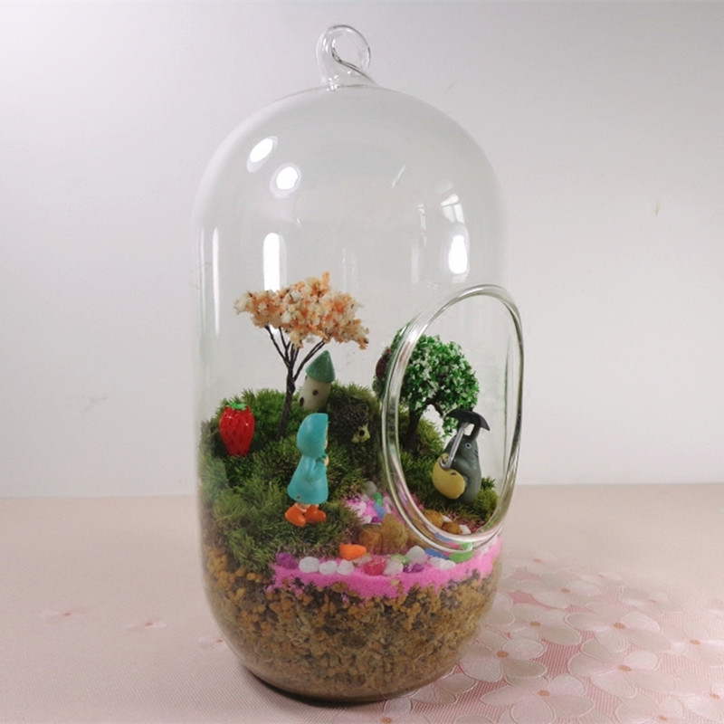 2pcs/pack 10*20cm Big Size Cyl - Terrarium Glass Bottle review and price