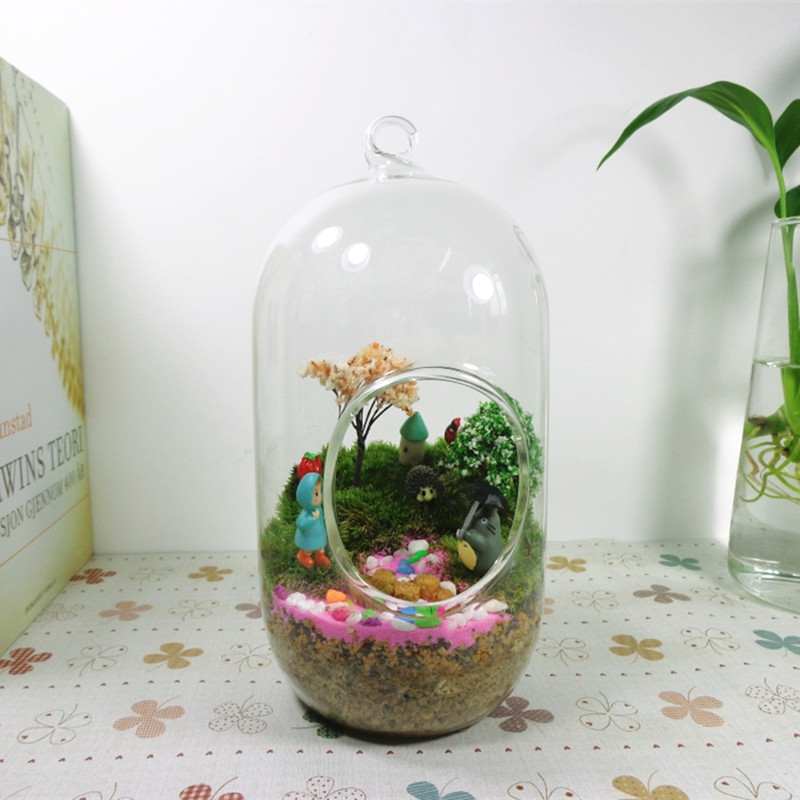 2pcs/pack 10*20cm Big Size Cyl - Terrarium Glass Bottle review and price