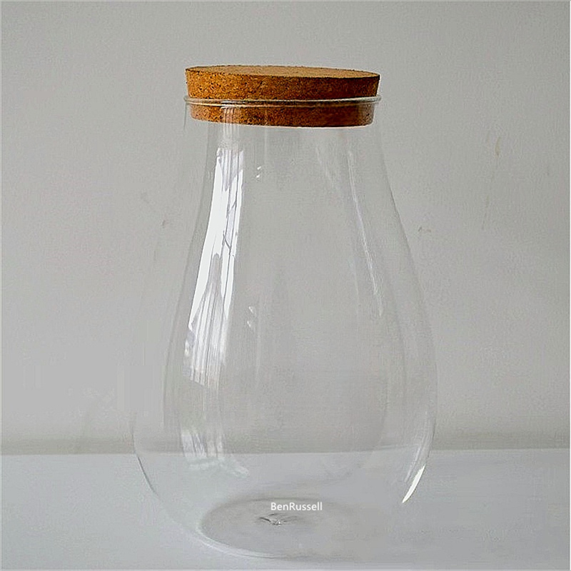 Water Droplets Shape Glass Jar - Terrarium Glass Bottle review and price