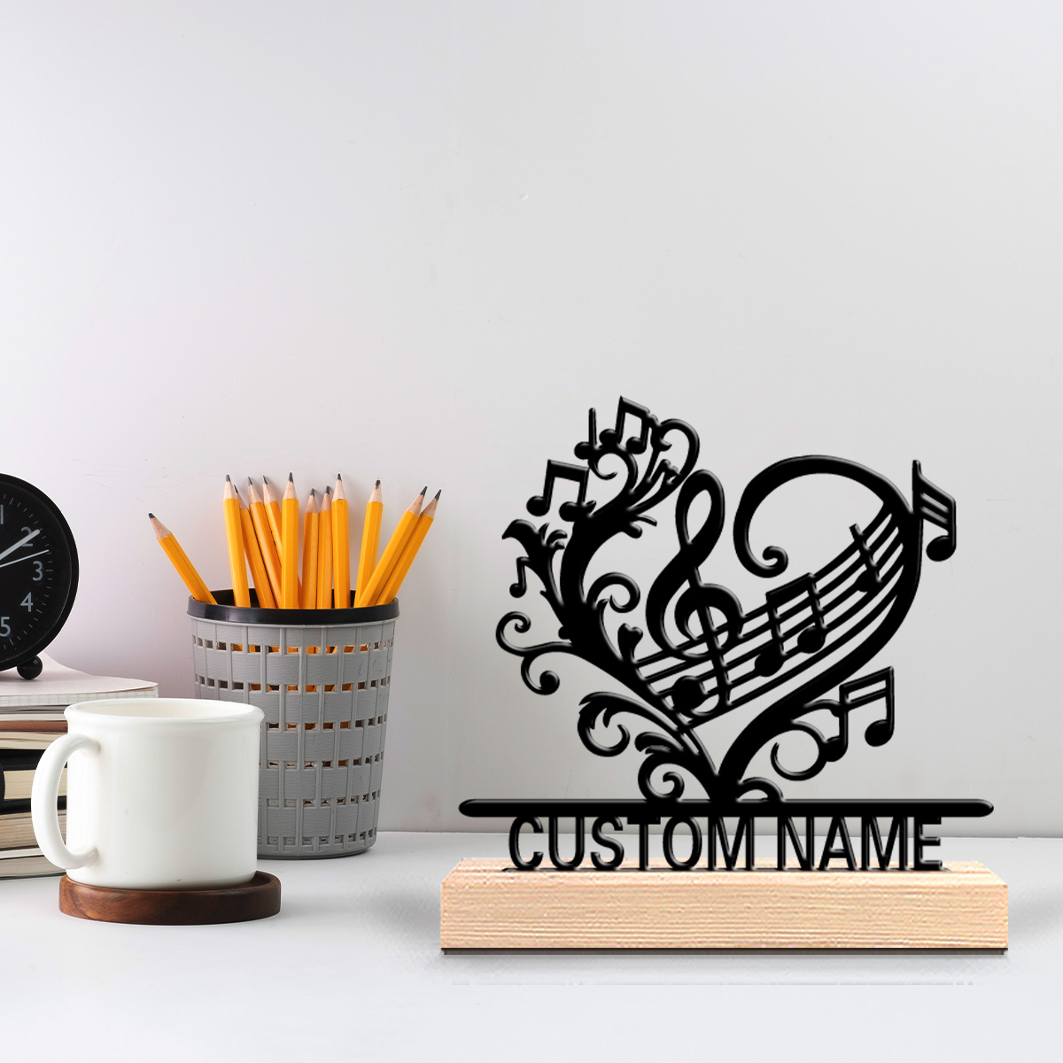 1pc music flower Custom Text M - Home Decor Statue review and price