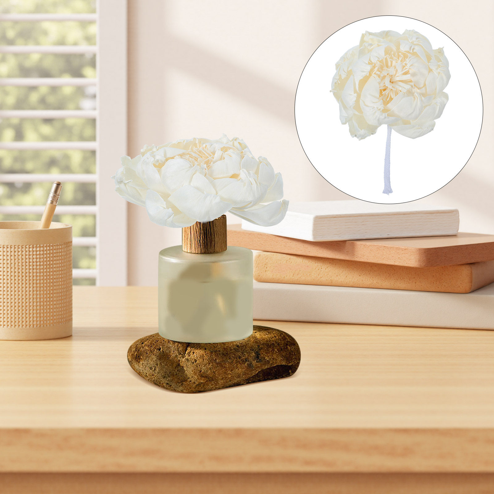 Peony Head Fragrance Diffuser  - Home Decor Essentials review and price