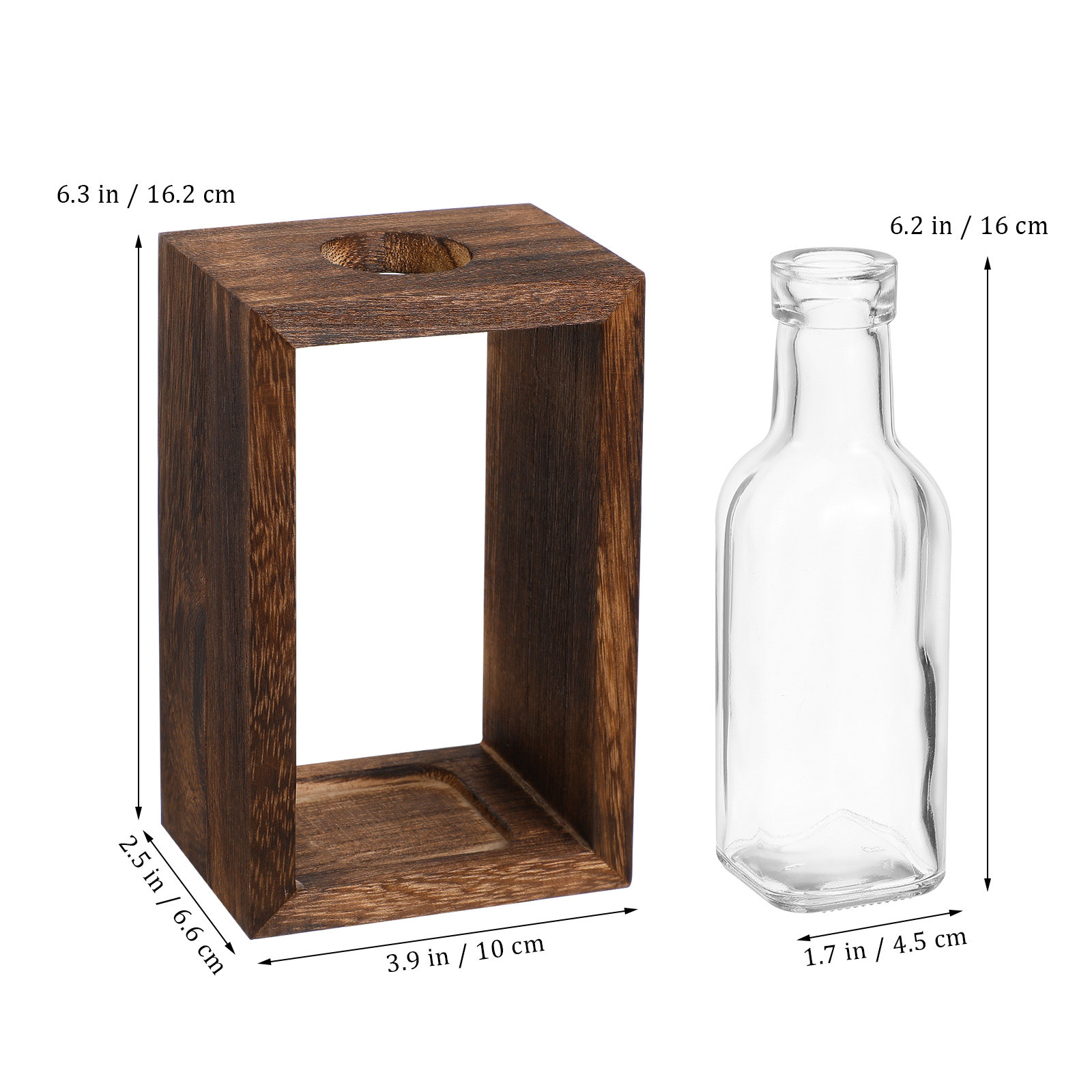 1Set Clear Glass Terrarium Bot - Terrarium Glass Bottle review and price