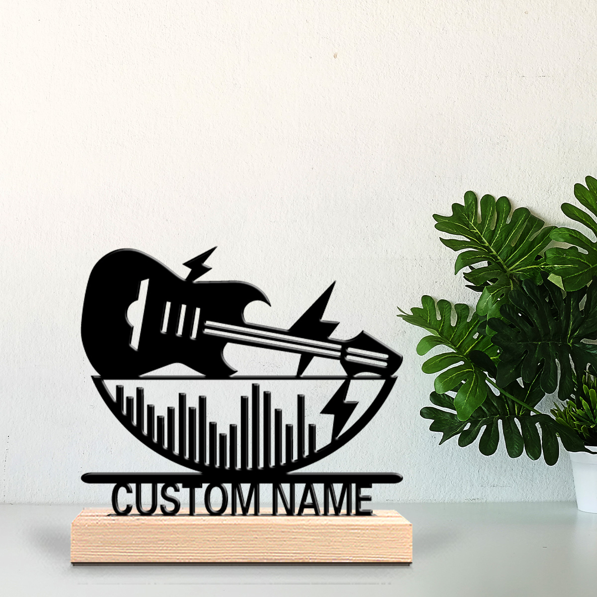 1pc Modern guitar Custom Lette - Home Decor Statue review and price