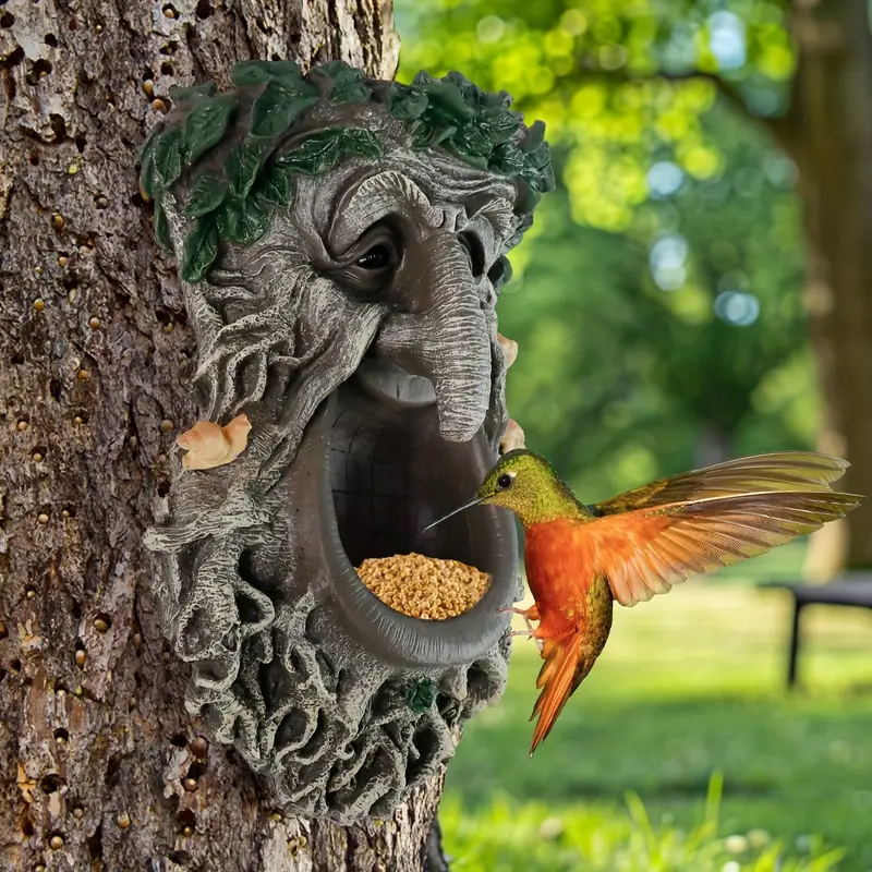 Outdoor Garden Yard Tree Face  - Home Decor Statue review and price