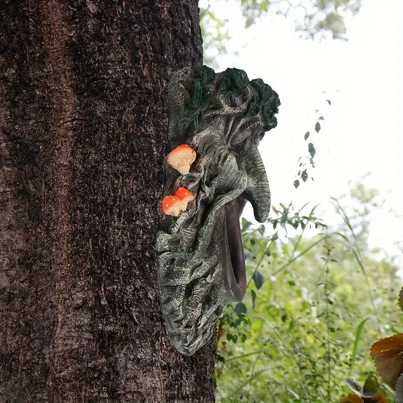 Outdoor Garden Yard Tree Face  - Home Decor Statue review and price