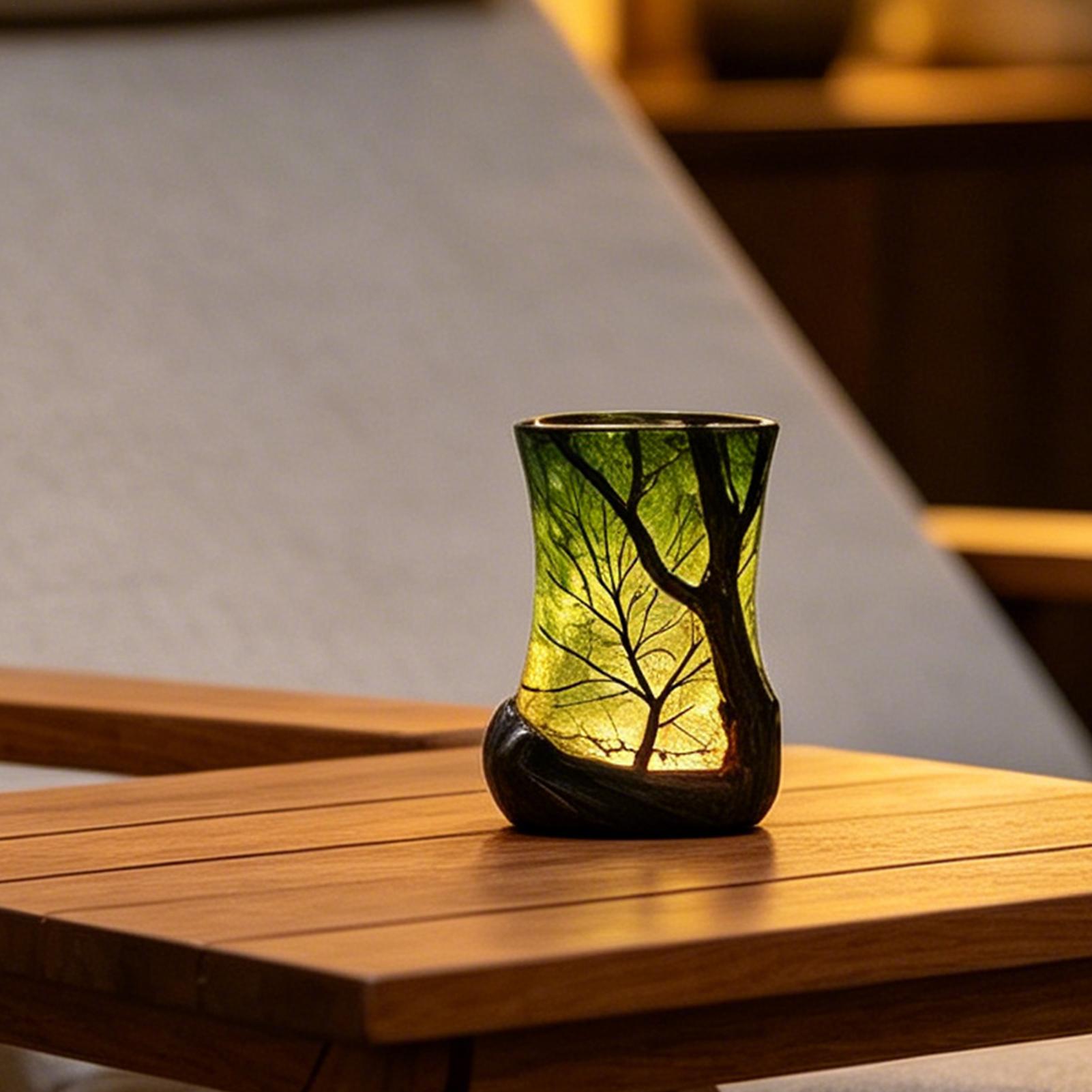 Bedside Table Lamp Forest Nigh - Home Decor Lighting review and price