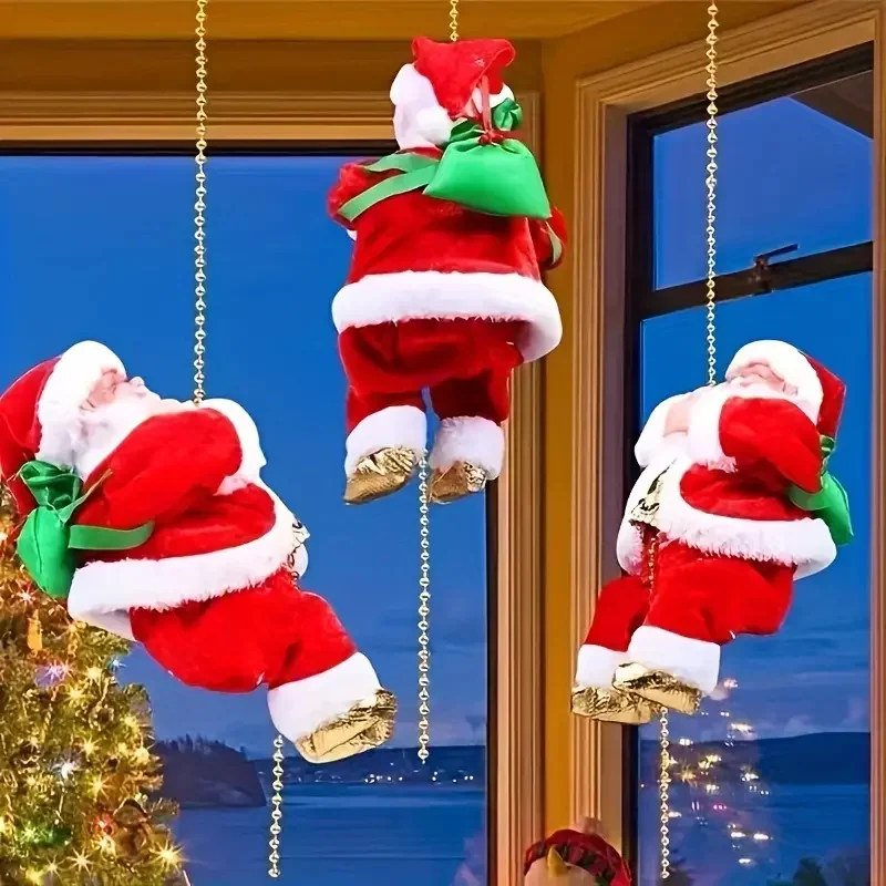 1/2/4PCS Climbing Santa Claus  - Rope Light Decoration review and price