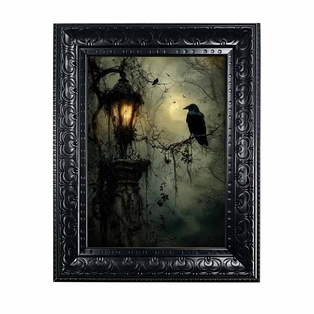 Halloween Wall Art, Framed Can - Abstract Oil Painting review and price