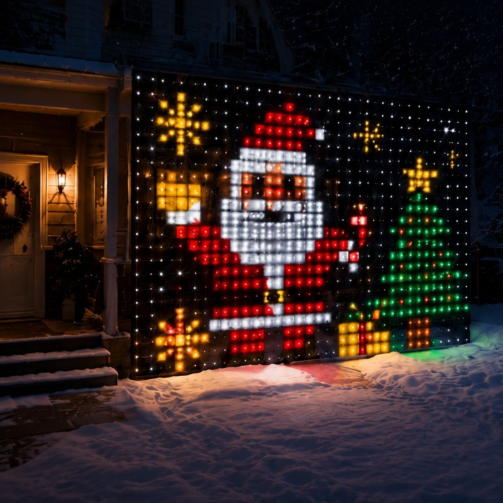 LED Pixel Curtain Lights Bluet - Home Decor Lighting review and price