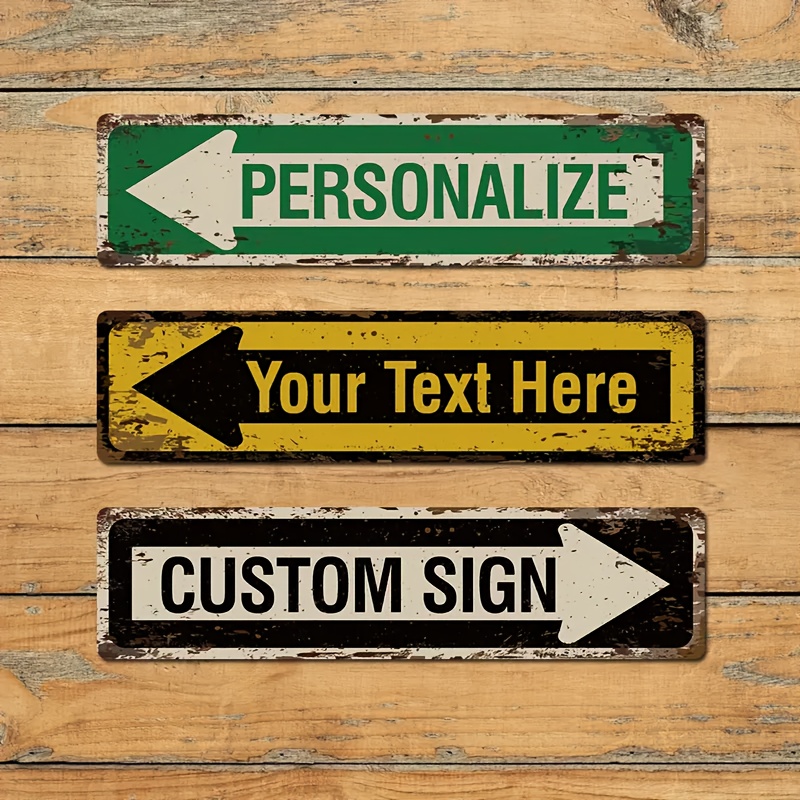 1PC Vintage Metal Tin Sign Str - Home Decor Outside review and price