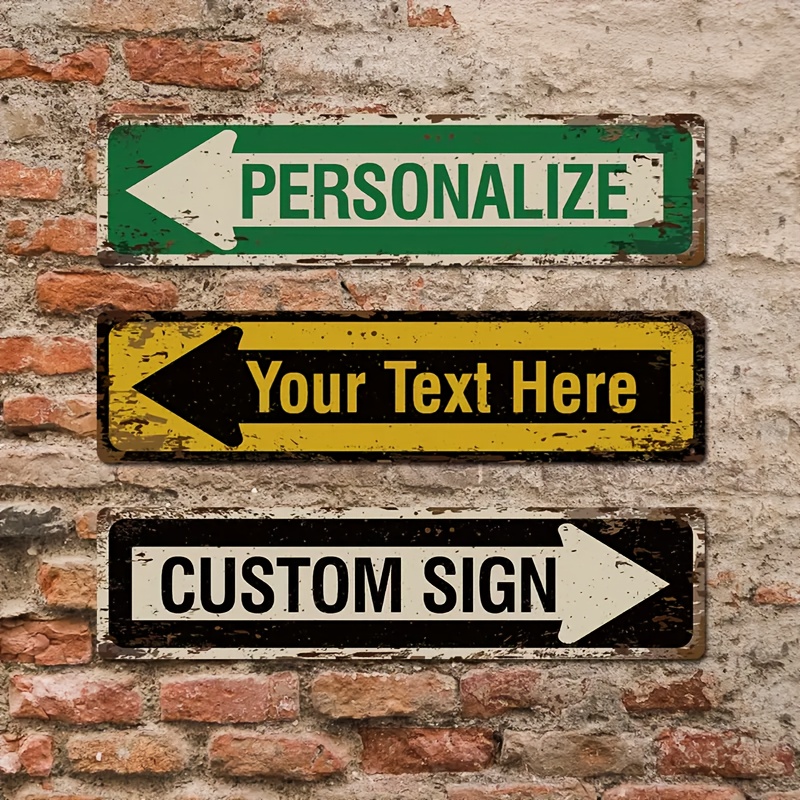 1PC Vintage Metal Tin Sign Str - Home Decor Outside review and price