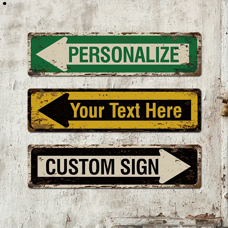 1PC Vintage Metal Tin Sign Str - Home Decor Outside review and price