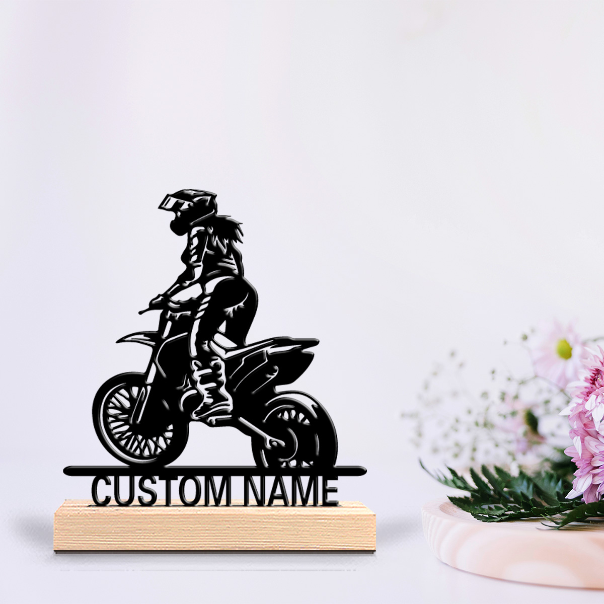 1pc Creative Motorcycle Girl C - Home Decor Statue review and price