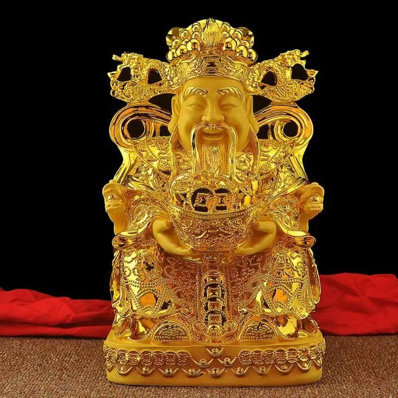 Feng Shui Gold God of Wealth L - Home Decor Statue review and price