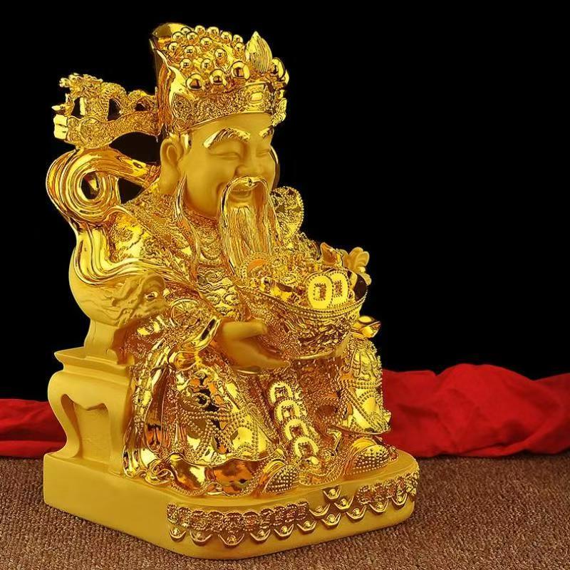 Feng Shui Gold God of Wealth L - Home Decor Statue review and price