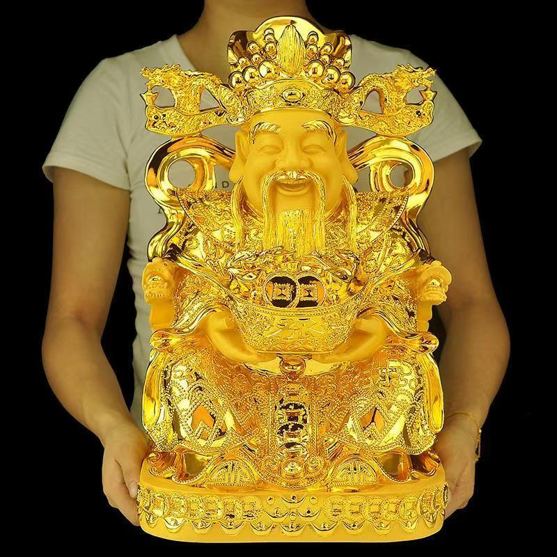 Feng Shui Gold God of Wealth L - Home Decor Statue review and price