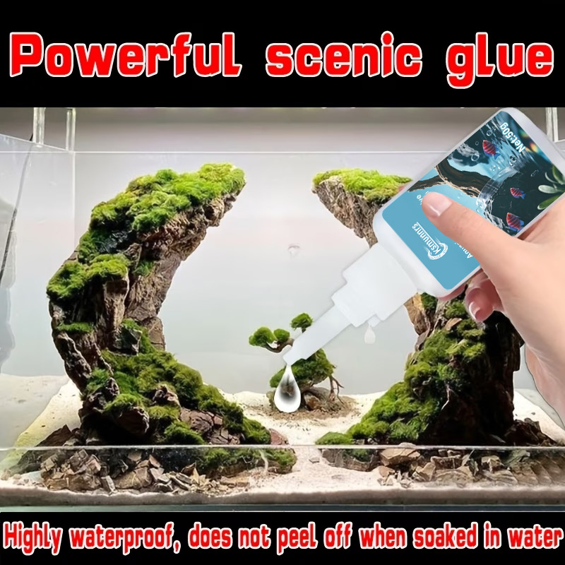 Aquarium Landscape Glue, Quick - Terrarium Glass Bottle review and price