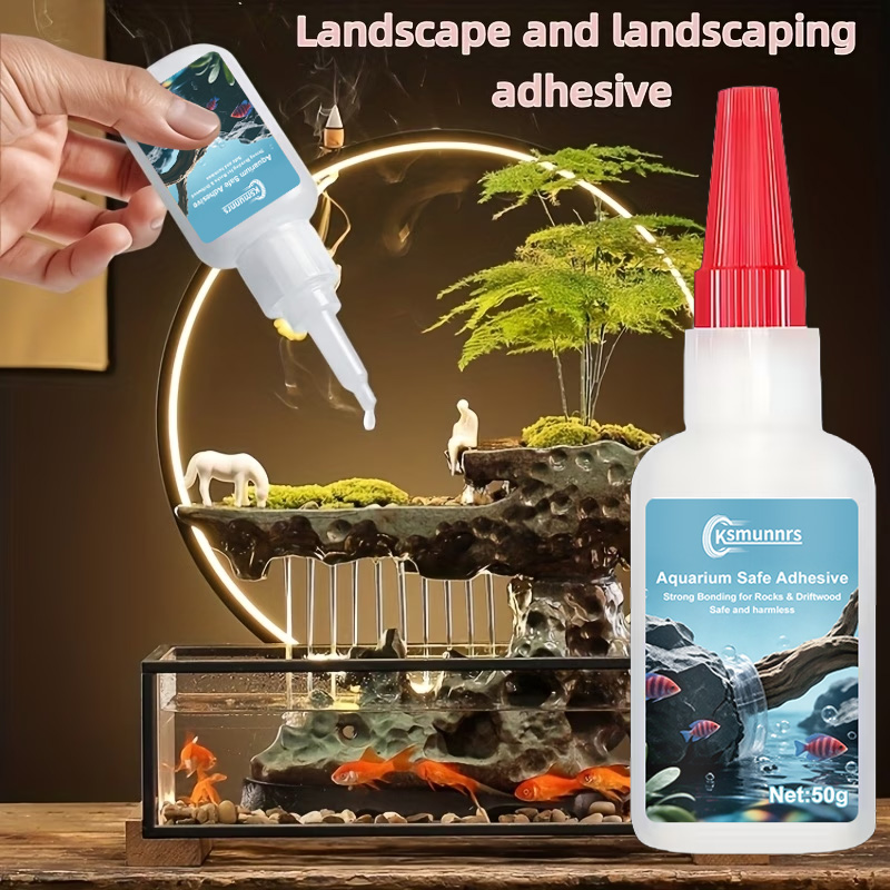 Aquarium Landscape Glue, Quick - Terrarium Glass Bottle review and price