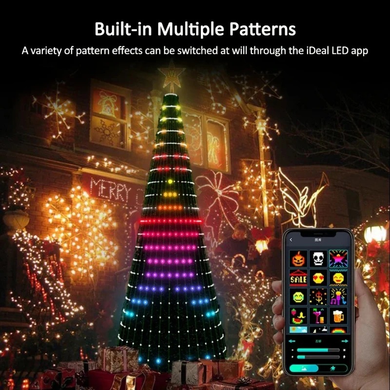 Christmas Star Tree Lights RGB - Home Decor Lighting review and price