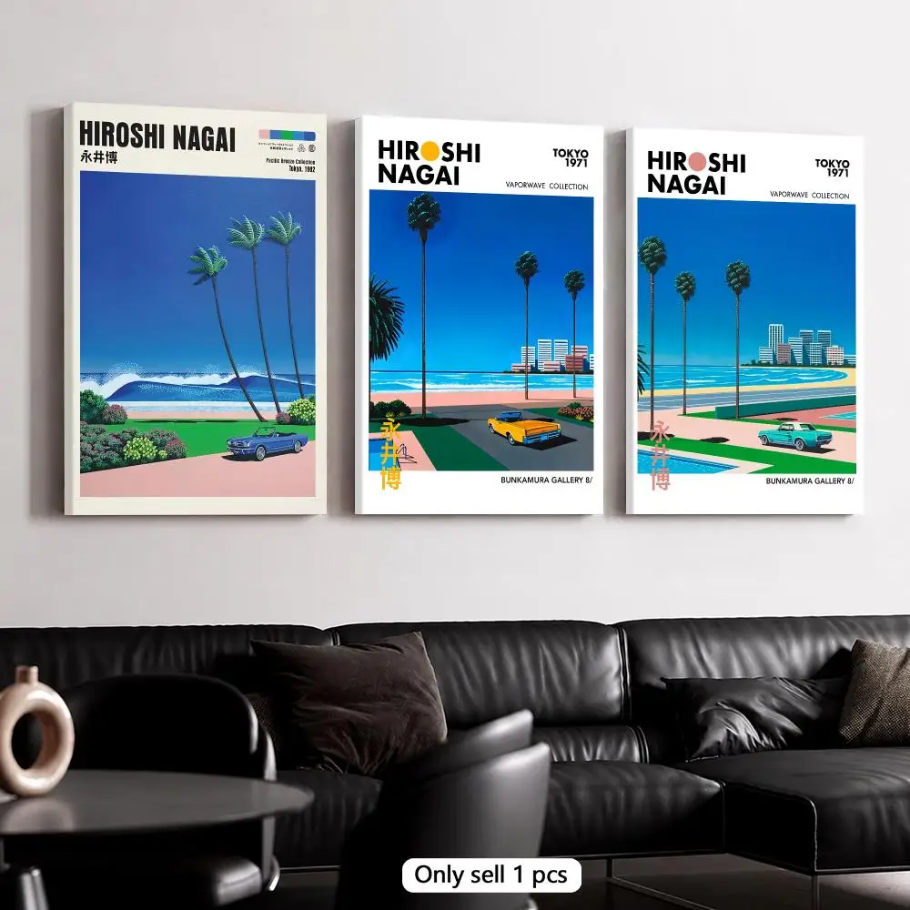 H-Hiroshi Nagai Coastal City S - Abstract Oil Painting review and price