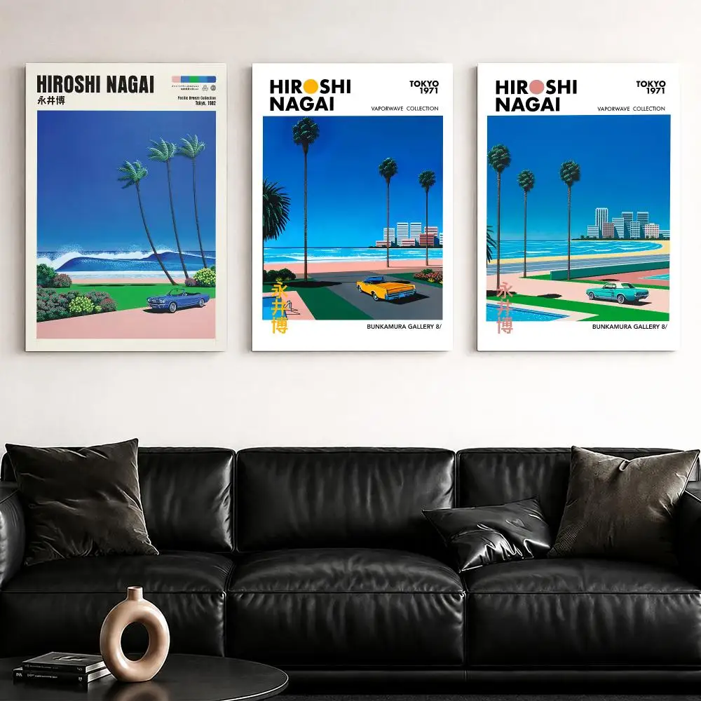 H-Hiroshi Nagai Coastal City S - Abstract Oil Painting review and price