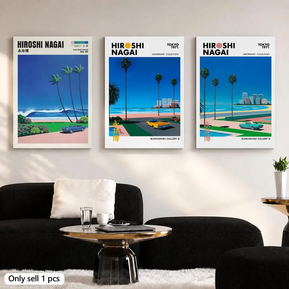 H-Hiroshi Nagai Coastal City S - Abstract Oil Painting review and price