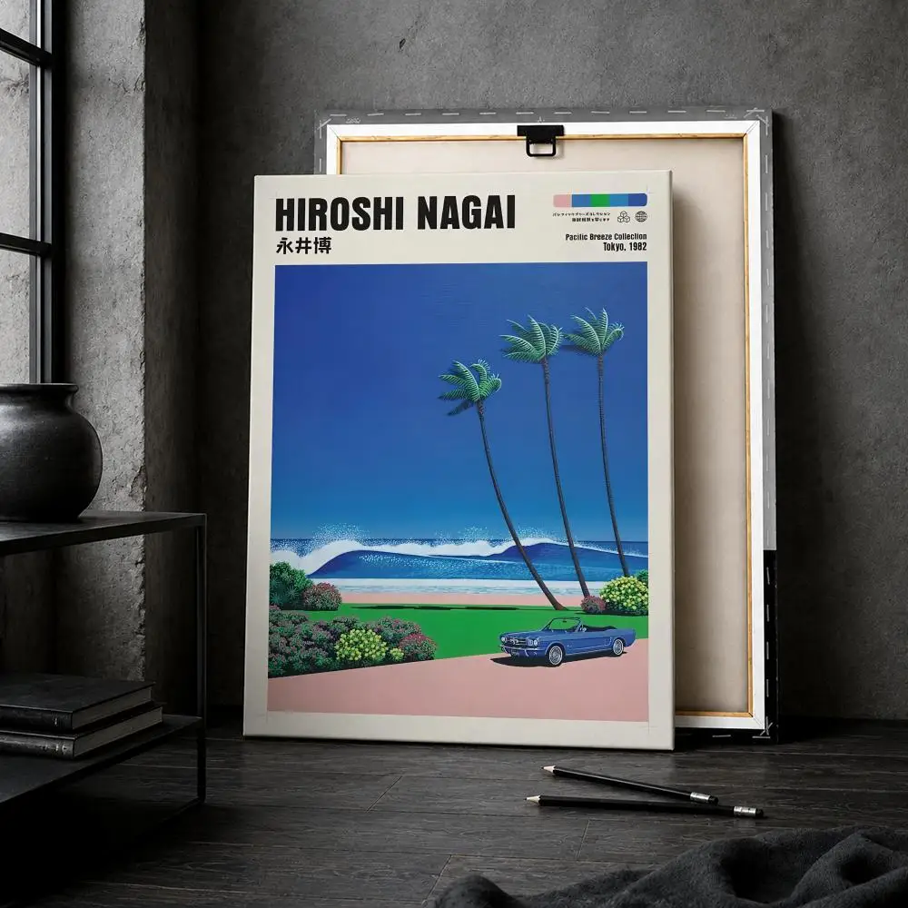 H-Hiroshi Nagai Coastal City S - Abstract Oil Painting review and price