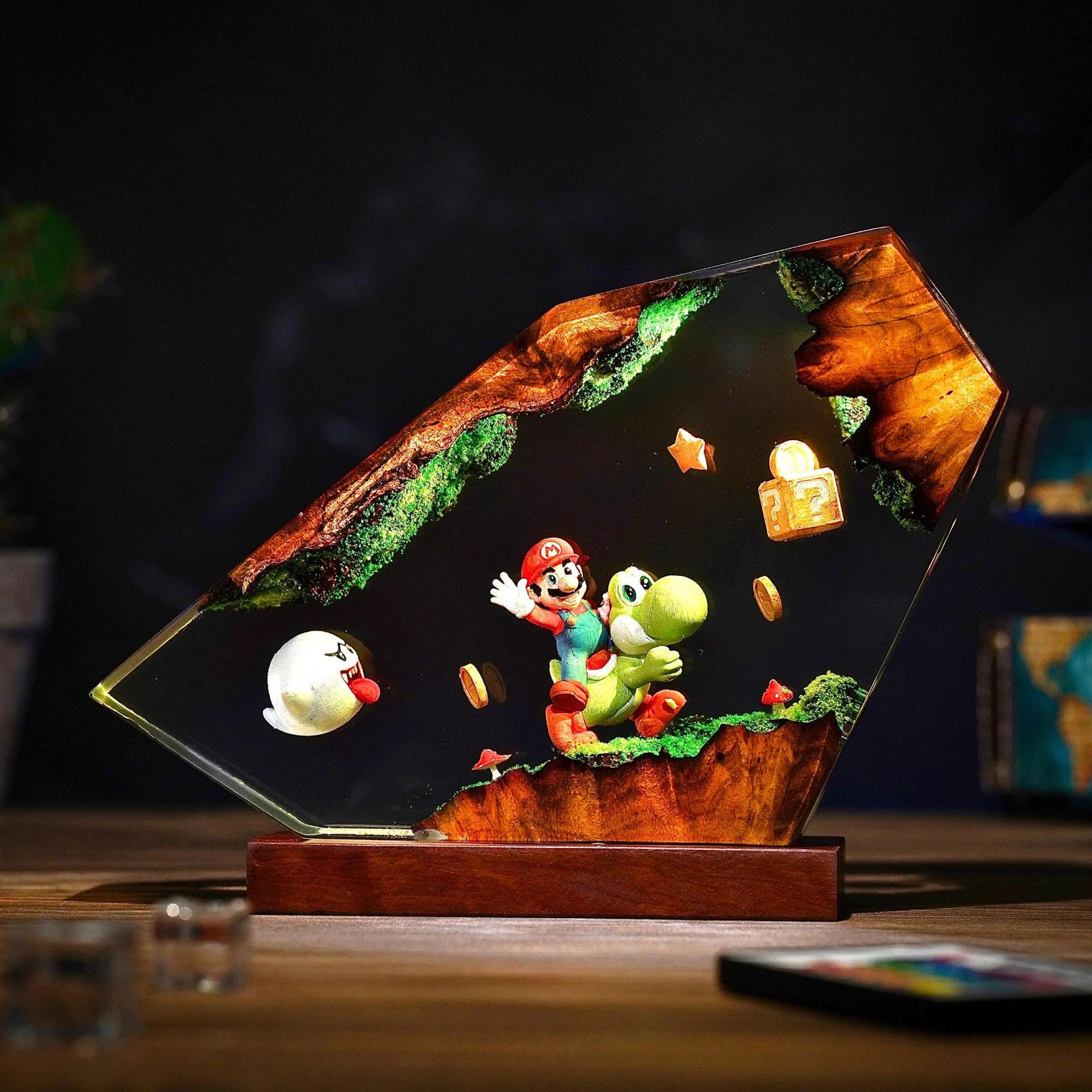 Table Resin Lamp Cartoon Anime - Home Decor Statue review and price