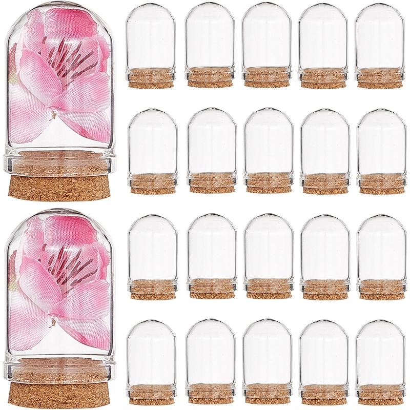 20 Sets Glass Cloche Dome Mini - Terrarium Glass Bottle review and price