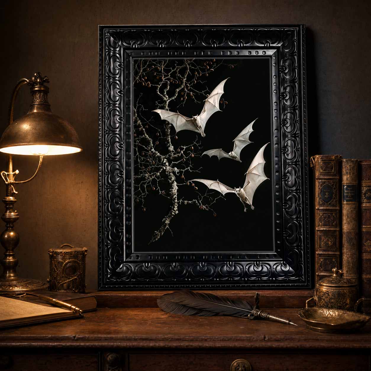 Halloween Wall Art Gothic Dark - Abstract Oil Painting review and price