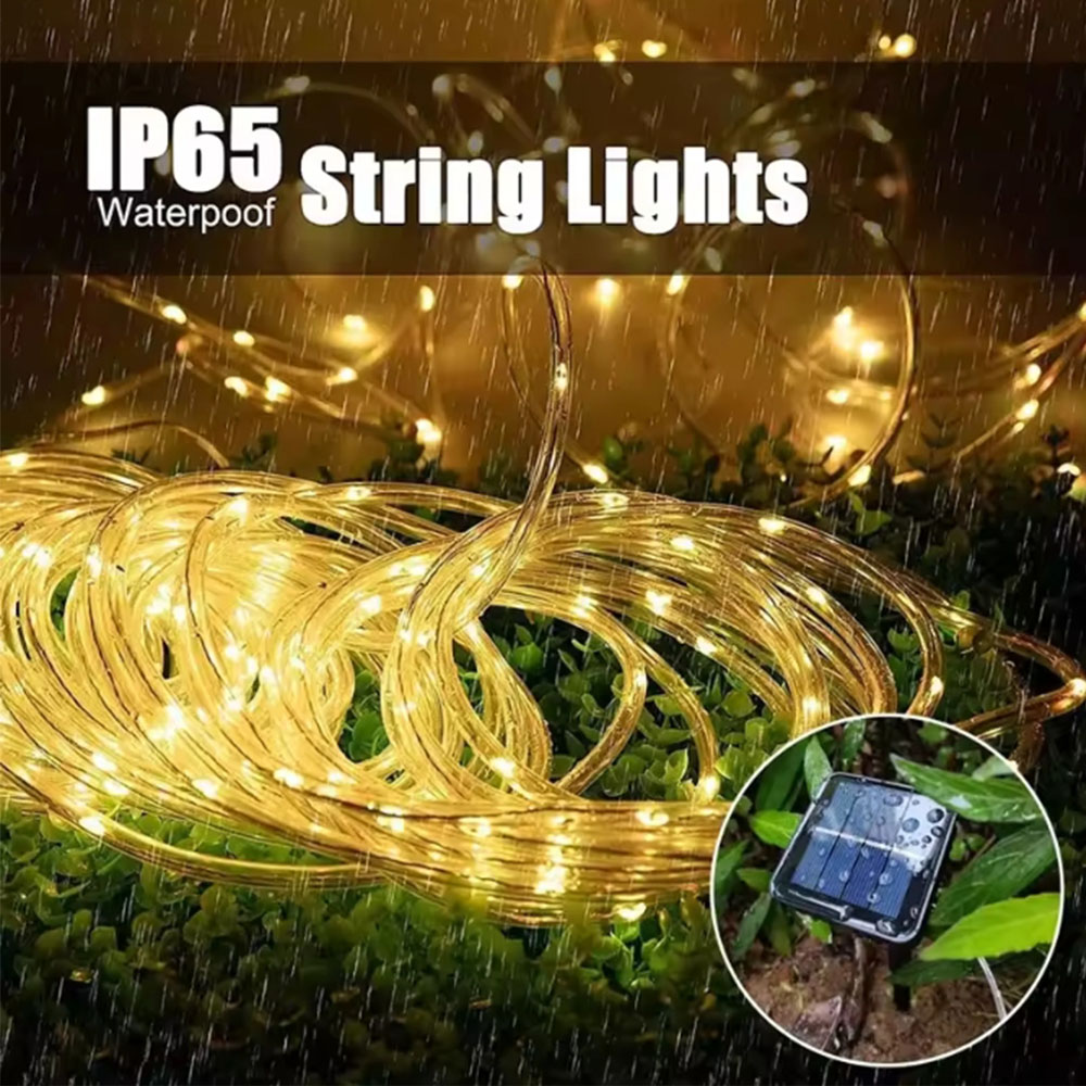 Solar Outdoor LED Tube Rope Ga - Rope Light Decoration review and price