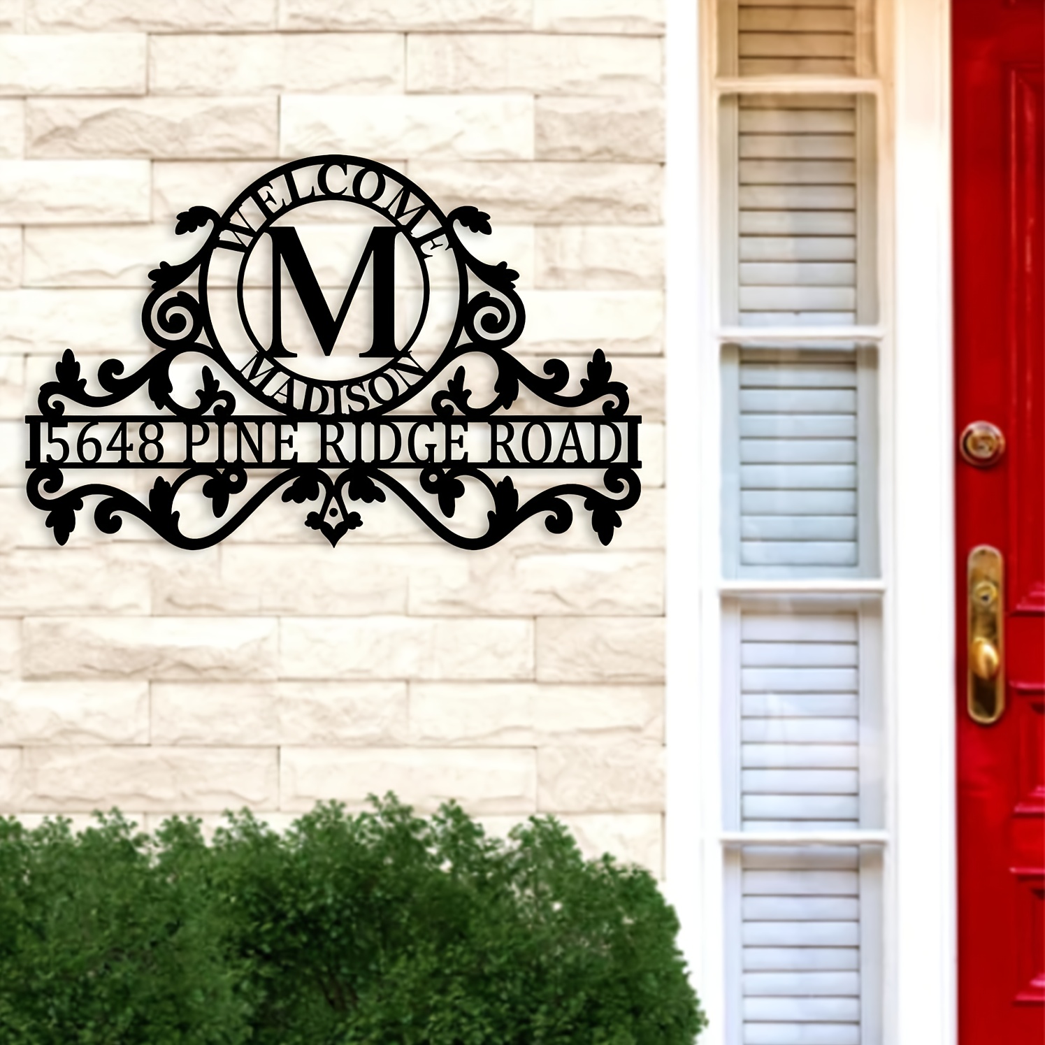 Custom Metal Outdoor/Indoor Ad - Home Decor Outside review and price