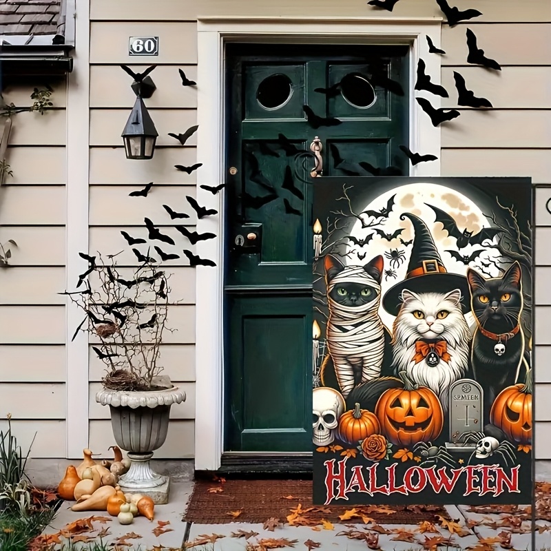 1 Piece, Halloween Garden Flag - Home Decor Cat review and price
