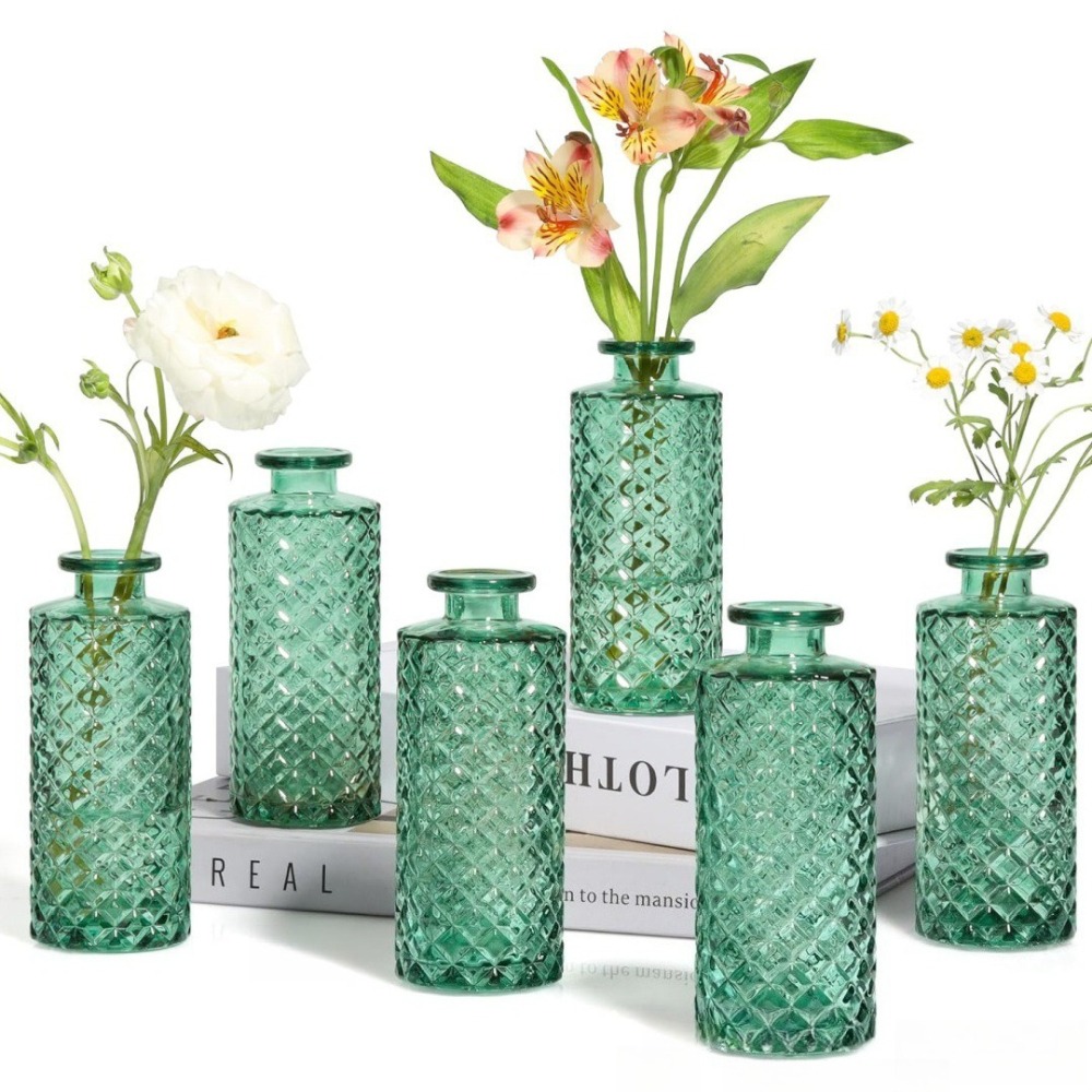 10PCS French Retro Relief Mini - Terrarium Glass Bottle review and price