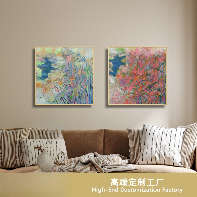 High-class living room decorat - Abstract Oil Painting review and price