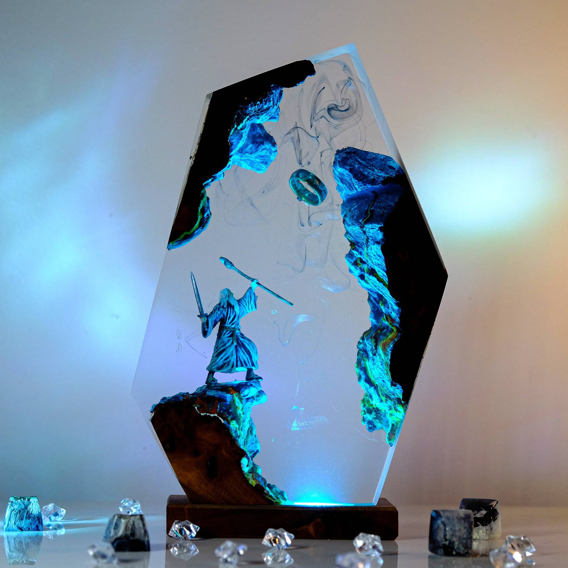 Movie Scence Figure Table Resi - Home Decor Statue review and price
