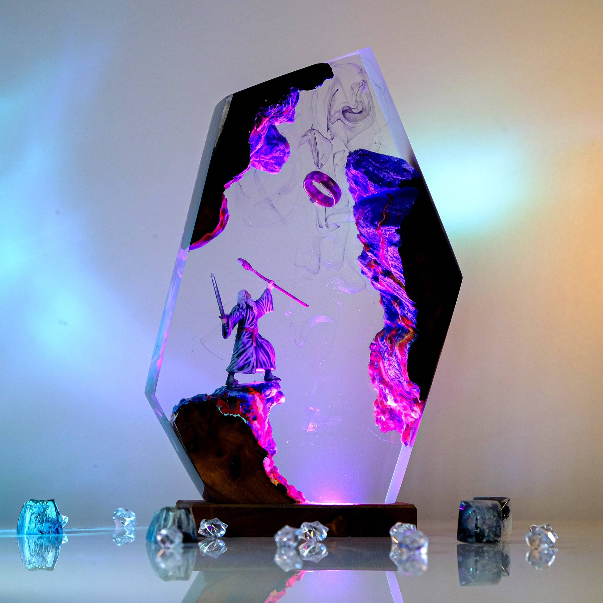 Movie Scence Figure Table Resi - Home Decor Statue review and price