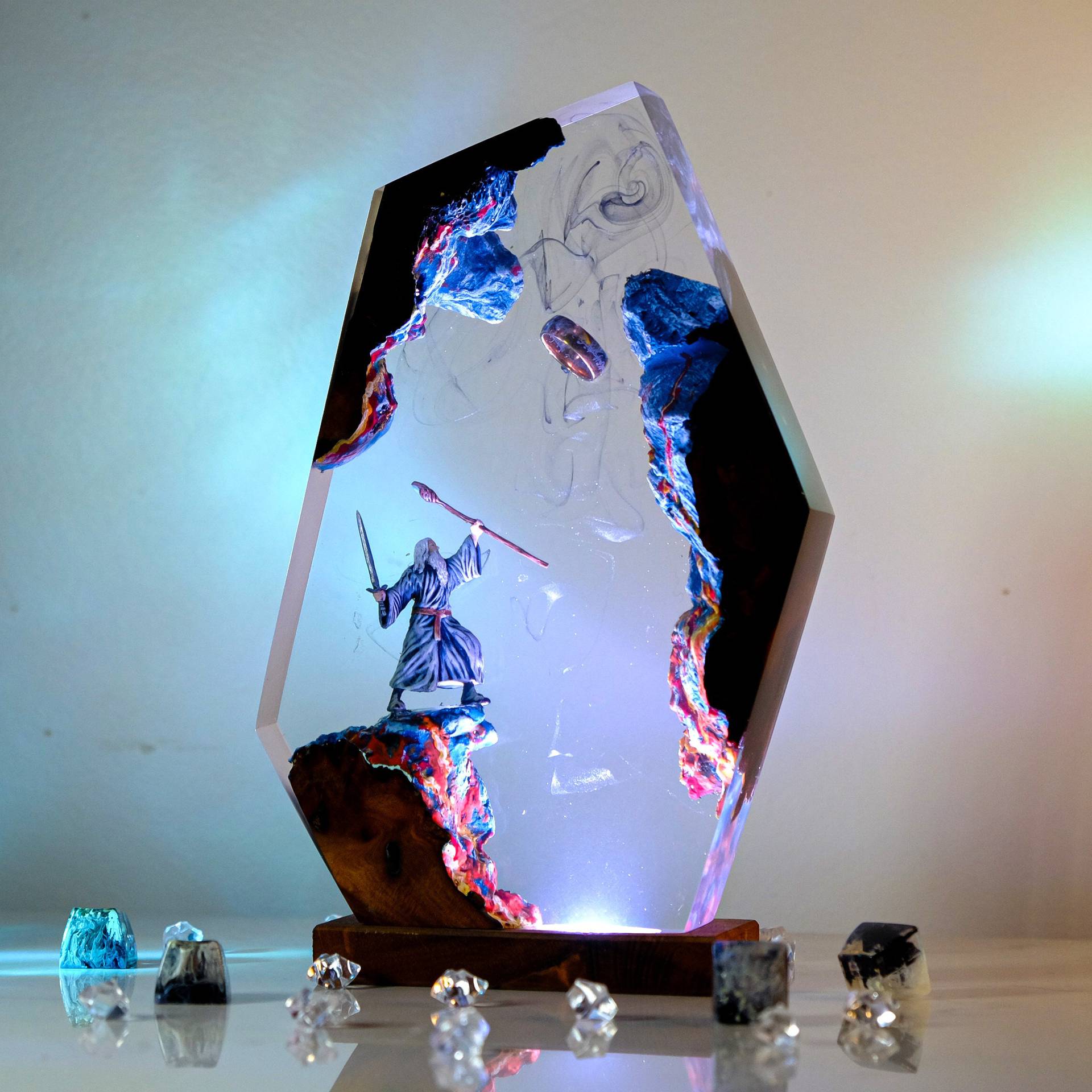 Movie Scence Figure Table Resi - Home Decor Statue review and price