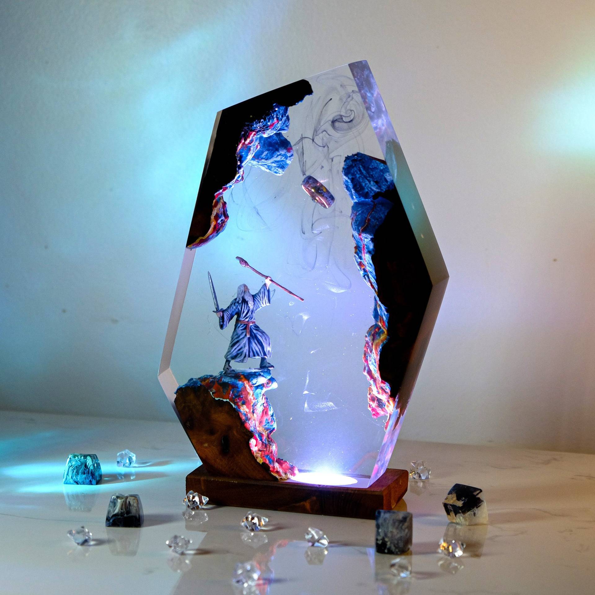 Movie Scence Figure Table Resi - Home Decor Statue review and price