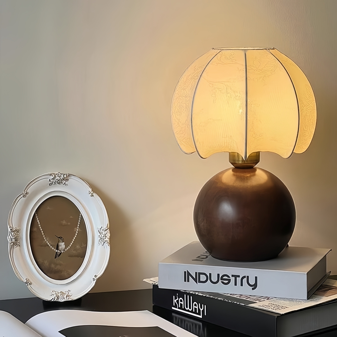 Vintage floral table lamp, med - Home Decor Fabric review and price