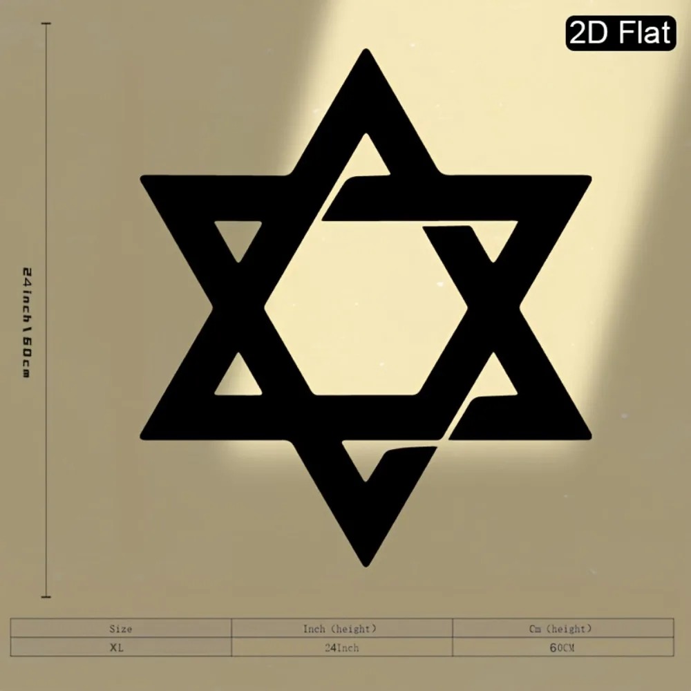 CIFBUY Iron Wall Art Star of D - Home Decor In review and price