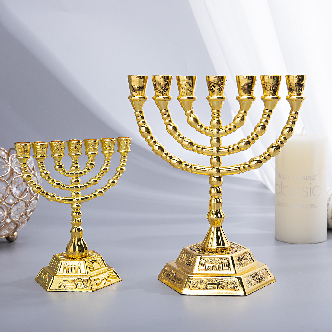 7 Branch Menorah Jewish Home D - Home Decor In review and price