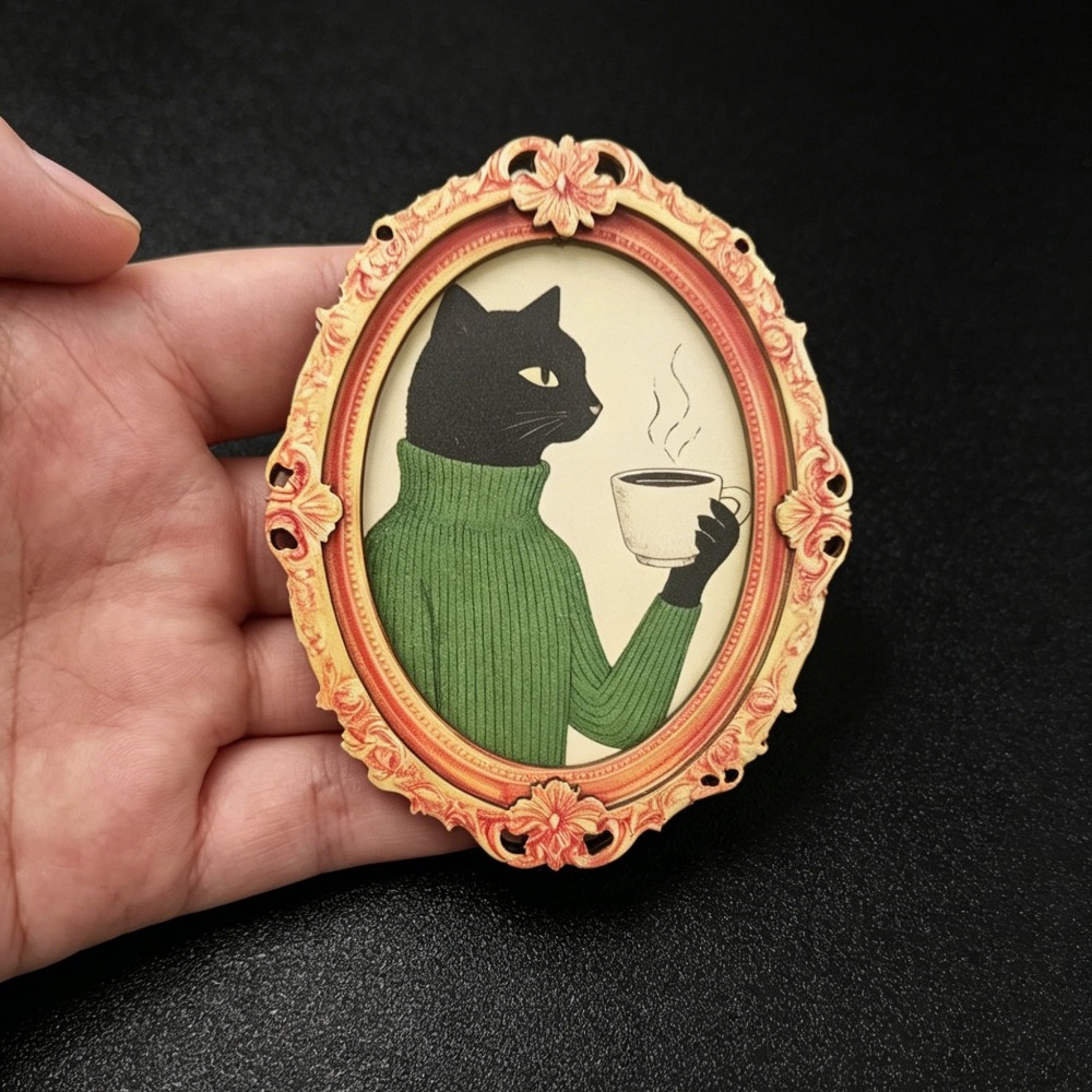 Cute Cat Refrigerator Magnet - - Home Decor Cat review and price