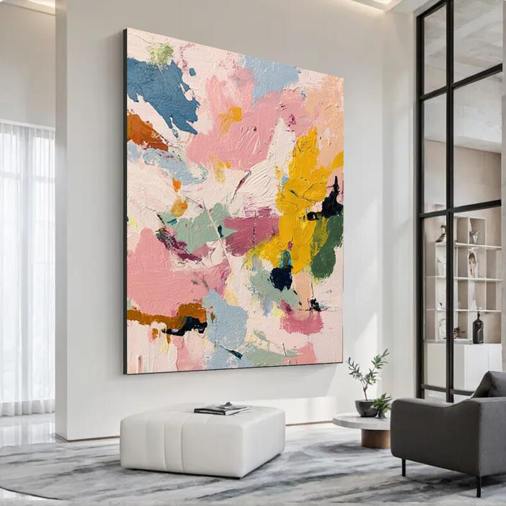 Modern Handmade Abstract Oil P - Abstract Oil Painting review and price
