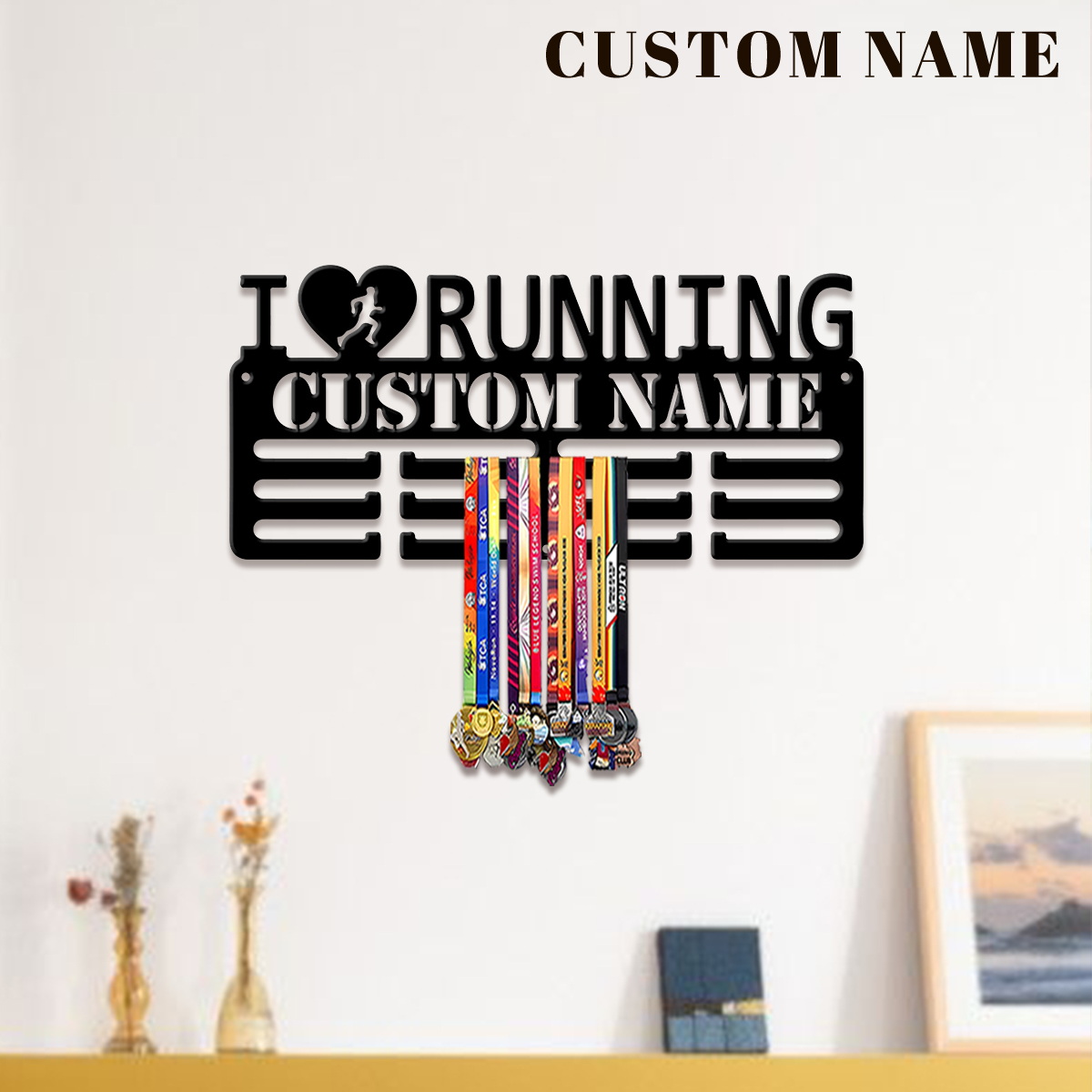 Custom I Love Running Metal Me - Home Decor Halloween review and price
