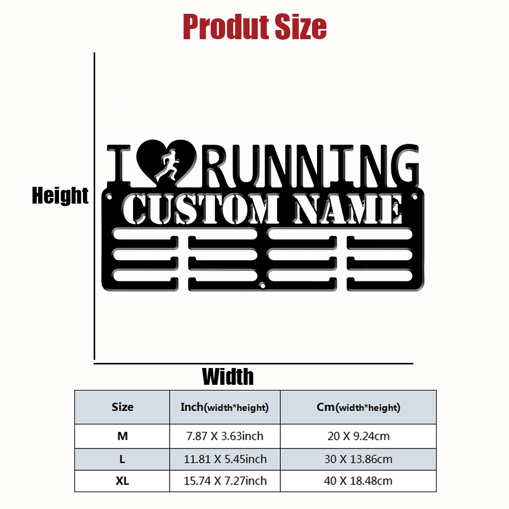 Custom I Love Running Metal Me - Home Decor Halloween review and price