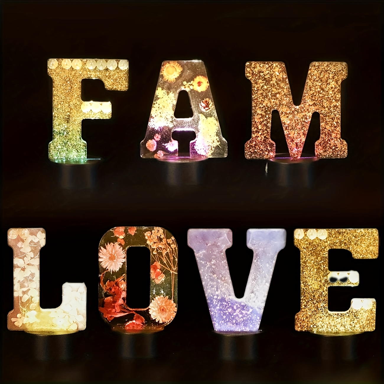 7-Inch Large Letter Resin Mold - Home Decor Manufacturers review and price