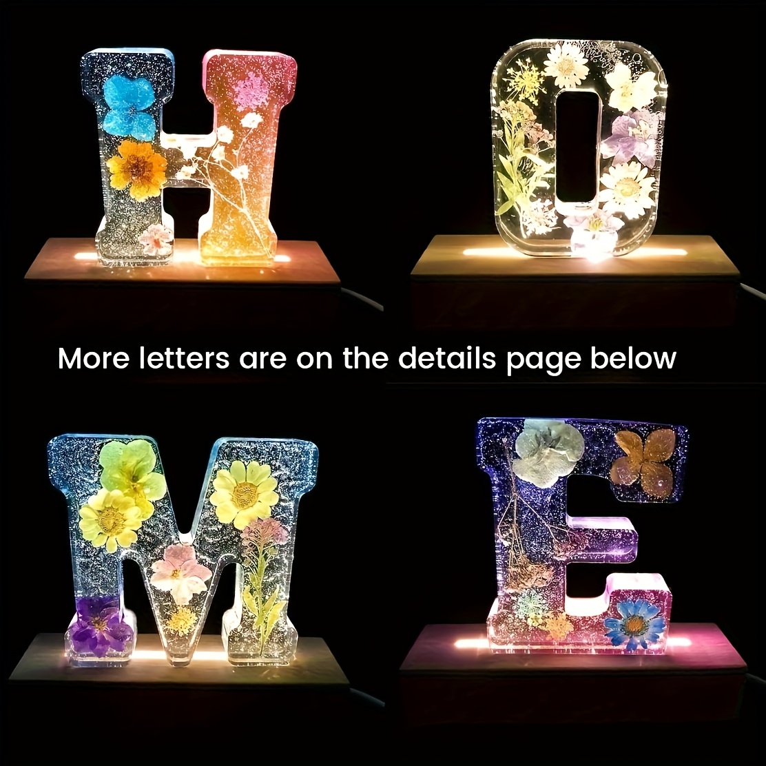 7-Inch Large Letter Resin Mold - Home Decor Manufacturers review and price