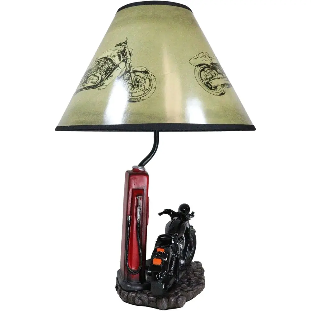 Vintage Retro Black Motorcycle - Home Decor Lighting review and price