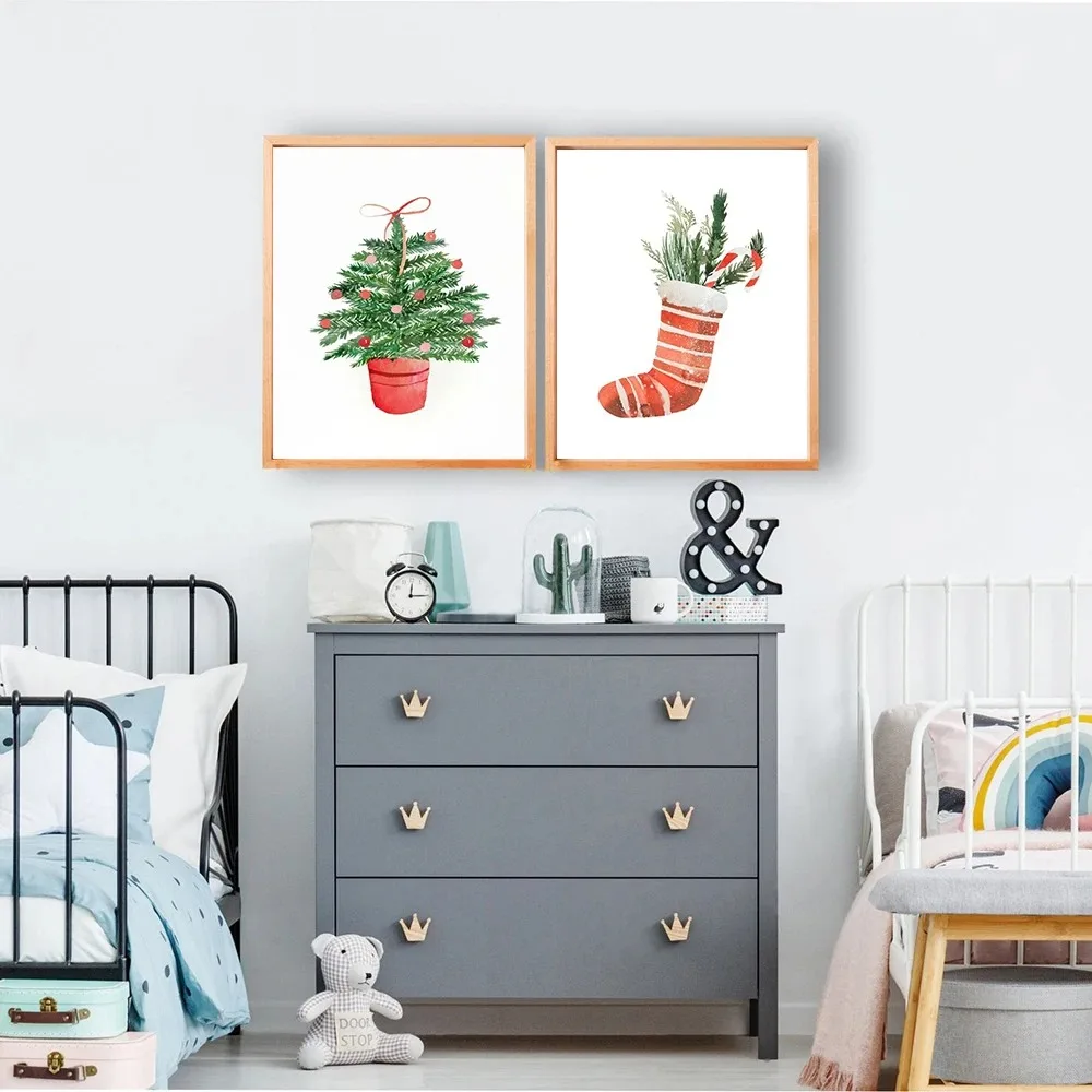 Cartoon Christmas Holiday Tree - Abstract Oil Painting review and price